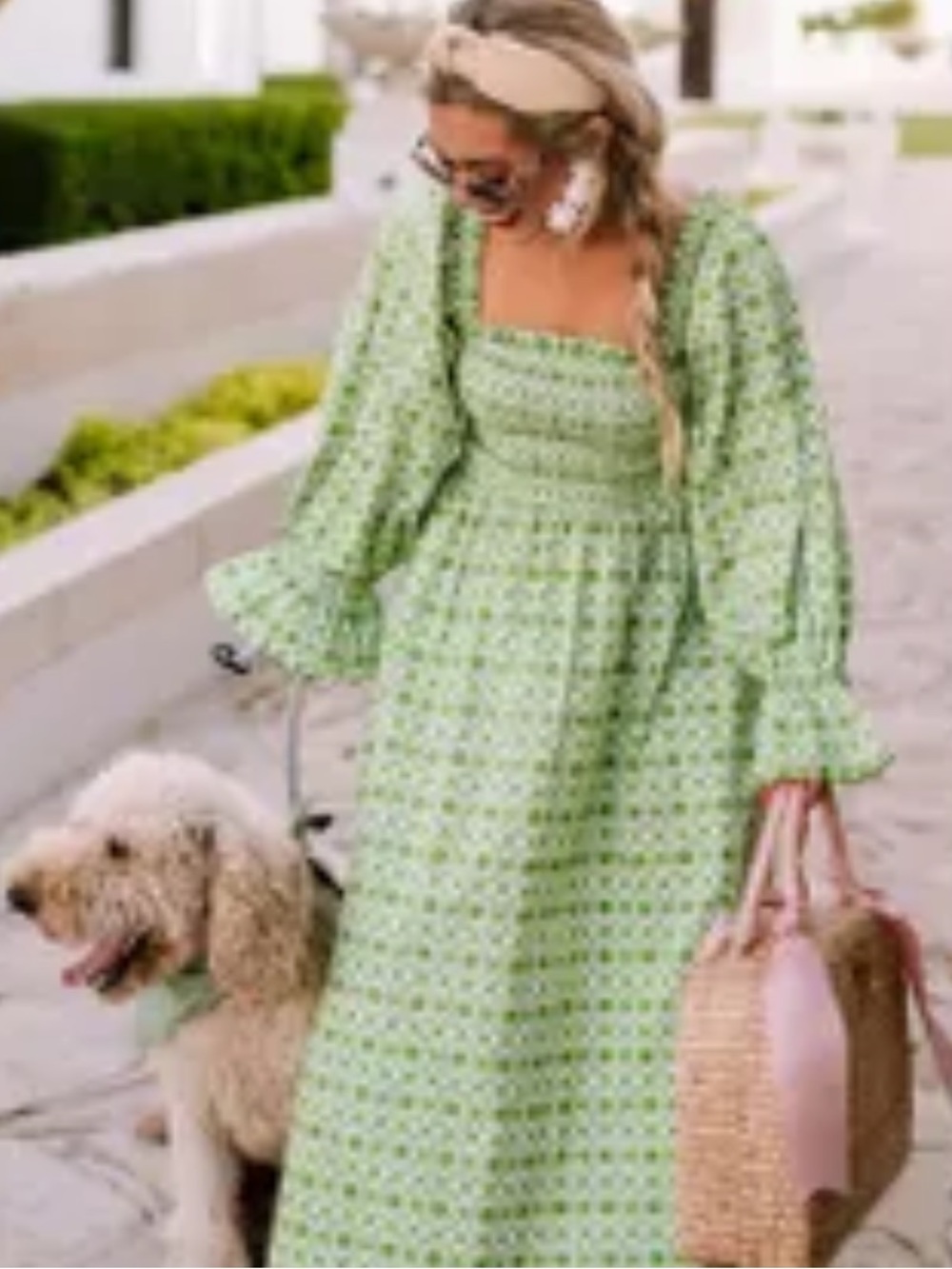 Elizabeth Wilson smocked dress XXXL